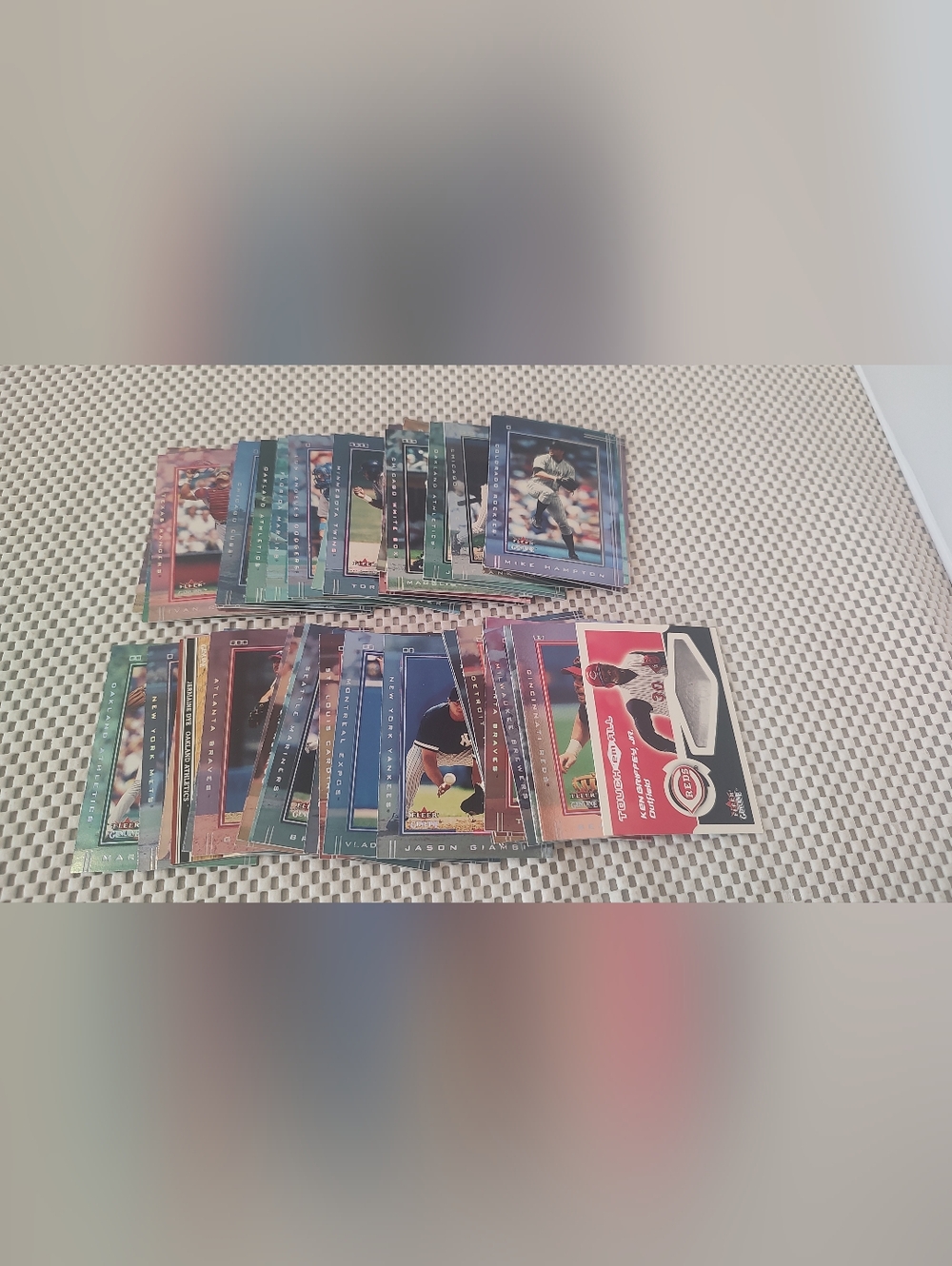 50 Baseball Trading Cards 2002 Selling as a set As shown Smoke/pet free